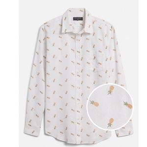 Banana Republic Slim-Fit Linen Blend Shirt
